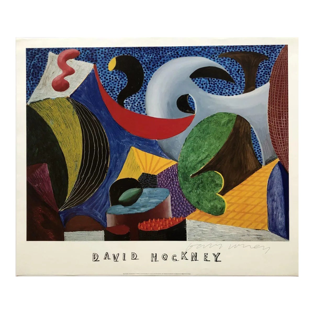 David Hockney “The Seventeenth v.n. Painting” Moma Uk Poster