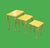 Hollywood Regency Vintage Yellow French Nesting Wood Side Tables - Set of 3 For Sale - Image 4 of 9