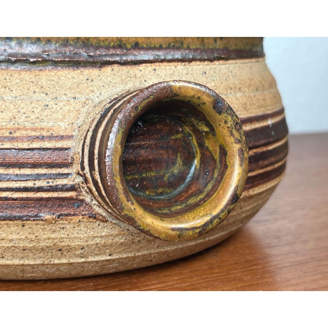 Mid-Century Modern Danish Studio Pottery Bowl by Tue Poulsen for Tue Keramik, 1960s For Sale - Image 11 of 18