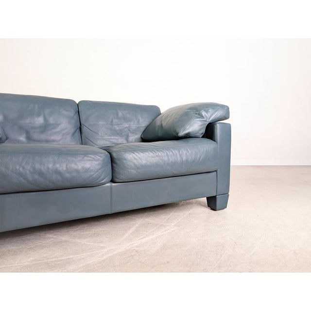 Blue DS 17 2-Seater Sofa in Leather from de Sede For Sale - Image 8 of 12