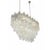 Italian Murano Glass Chandelier with Clear Tronchi Elements by Simoeng for Simoeng For Sale - Image 6 of 7