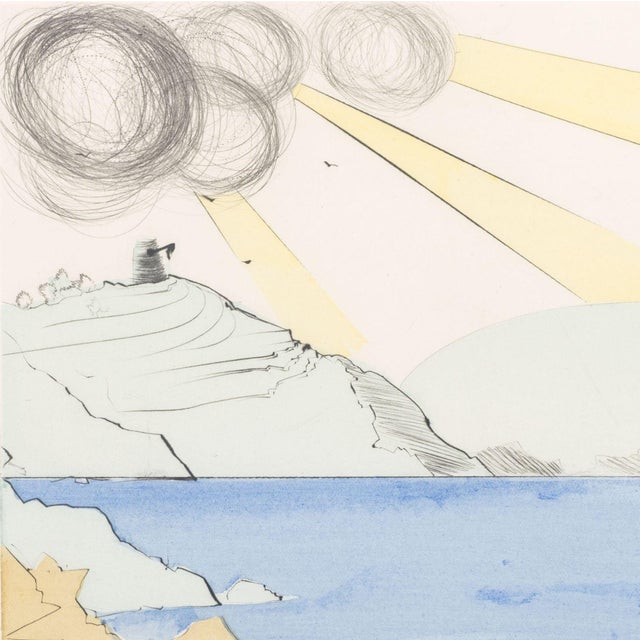 Contemporary Salvador Dali "Les Lauriers De Bonheur" Etching, 1974 For Sale - Image 3 of 11