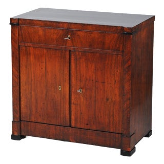 Biedermeier Credenza in Spruce and Walnut Veneer, Czech, 1830s For Sale