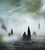 Towers of Q'sh by Jenya Chernoff | Constructed diorama and framed giclée print of rock formations in fog For Sale