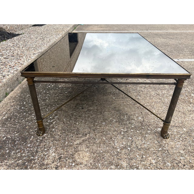 Bronze 1940s Italian Neoclassical Style Bronze Cocktail Table For Sale - Image 8 of 11