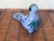 Vintage Blue Mexican Tonalá Dove Bird For Sale - Image 4 of 10