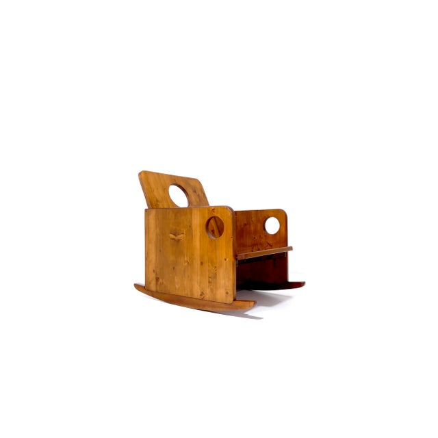 Vintage Swedish Rocking Chair, 1960s For Sale - Image 9 of 18