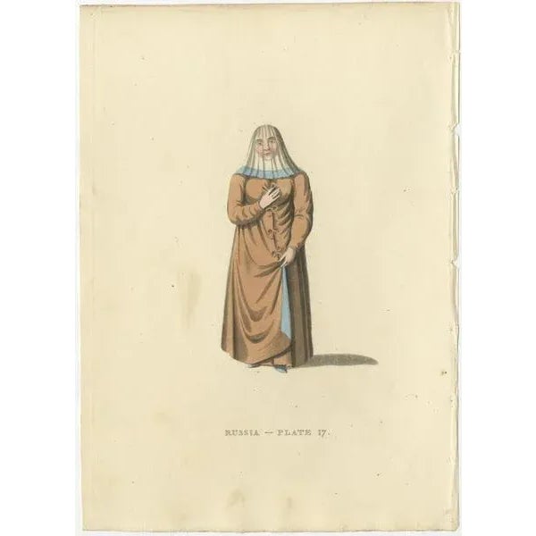 Early 19th Century Traditional Attire of the Ostiak: Siberian Culture, 1814, Print For Sale - Image 5 of 6