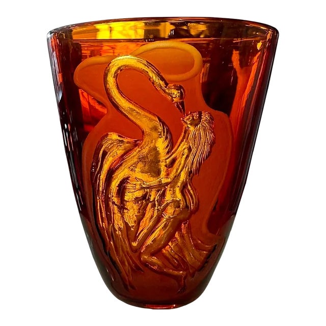 1980s Leda and the Swan Vase Prototype by Renato Gettuso for S.A.L.I.R For Sale
