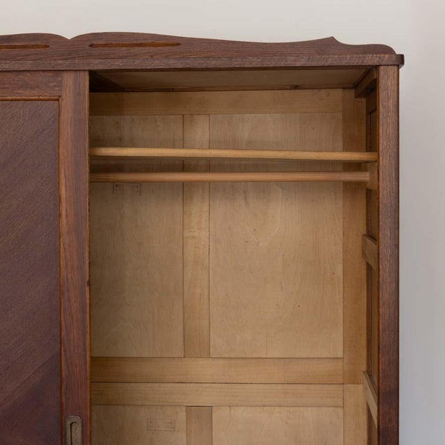 1930s French Oak Armoire For Sale - Image 9 of 16