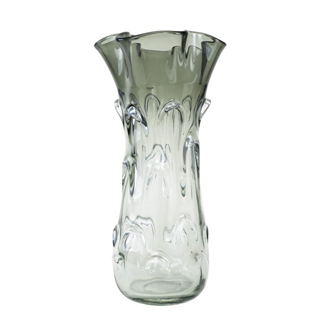 Grey Murano Glass Vase, Italy, 1960s For Sale - Image 10 of 10