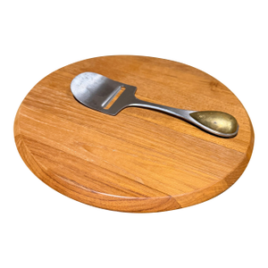 Danish Mid-Century Modern Teak Wood Cheese Board Jens Quistgaard Dansk