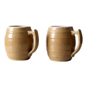 Vintage Studio Pottery Mugs Pair