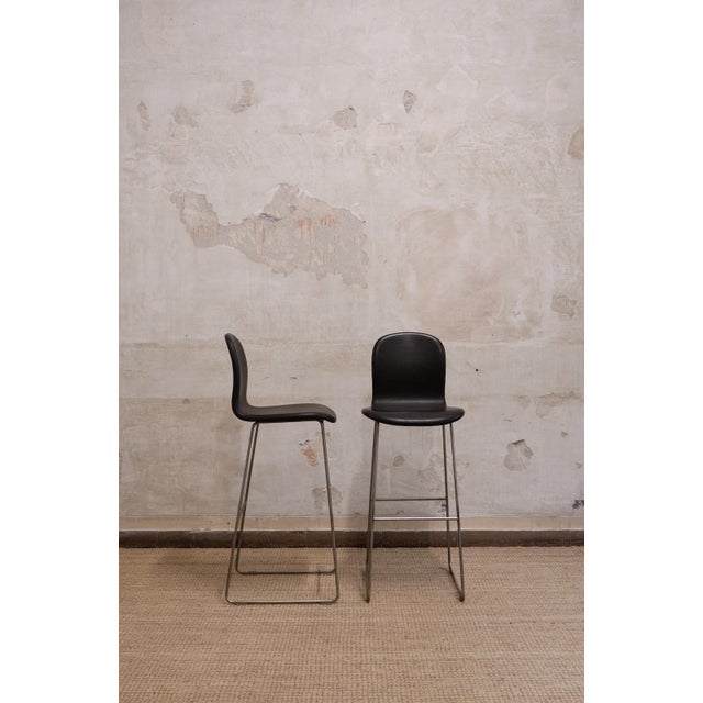 Jasper Morrison Tate Bar Stools by Jasper Morrison for Cappellini, Set of 6 For Sale - Image 4 of 7