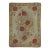 Antique Hooked Rug With Rose Bouquet Medallion & Vine Border - Rug & Kilim For Sale