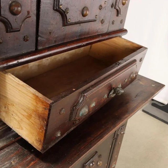 Antique Neo-Baroque Cupboard in Fir For Sale - Image 5 of 10