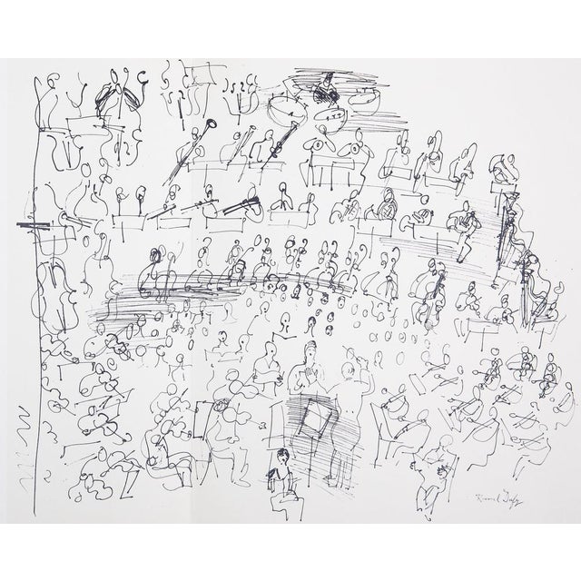 Raoul Dufy (1877-1953) (after) The Orchestra Lithograph Signed in the plate On wove paper, 48 x 30 cm (approx. 19 x 12...