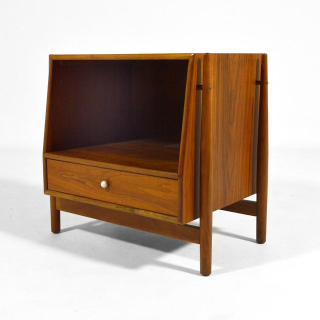 Drexel Mid 20th Century Kipp Stewart & Stewart MacDougall Nightstand by Drexel For Sale - Image 4 of 10