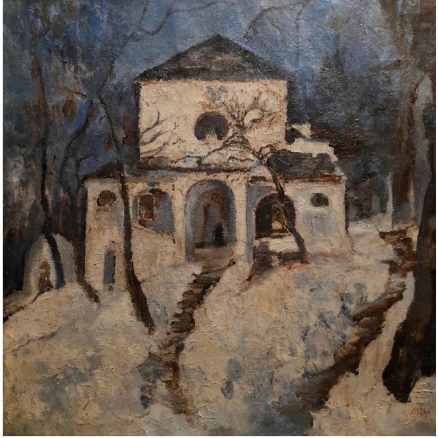 Curtis Jere Curt Ziegra, St. Anton – Super Villa, Oil Painting on Canvas For Sale - Image 4 of 13