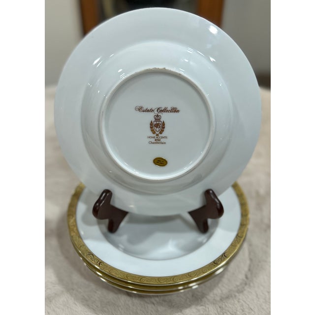 Traditional Late 20th Century East State Home Accents Chamberlain Bowls- Set of 4 For Sale - Image 3 of 3