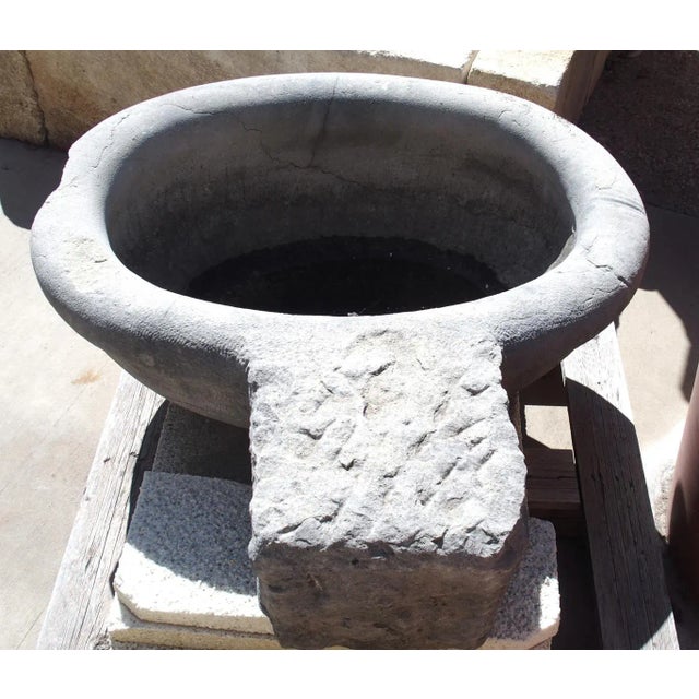 Antique Marble Basin From an Italian Villa, Early 1900s For Sale - Image 4 of 12