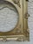 Mid-Century Ornate Gold Painted Square Wood Frame With Round Opening For Sale In Las Vegas - Image 6 of 15