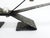 Modernist Brutalist Chandelier with Four Blackened Hammered Metal Spikes, Europe, 1970 For Sale - Image 9 of 10