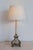 18th-Century French Louis XVI Painted and Giltwood Altar Candlestick Lamp For Sale - Image 4 of 11