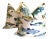 Manuel Canovas “Fidji” Tropical Fish Indoor/Outdoor Down-Filled Pillows- a Pair For Sale