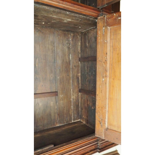 Antique 17th Century Cabinet in Walnut For Sale - Image 3 of 17