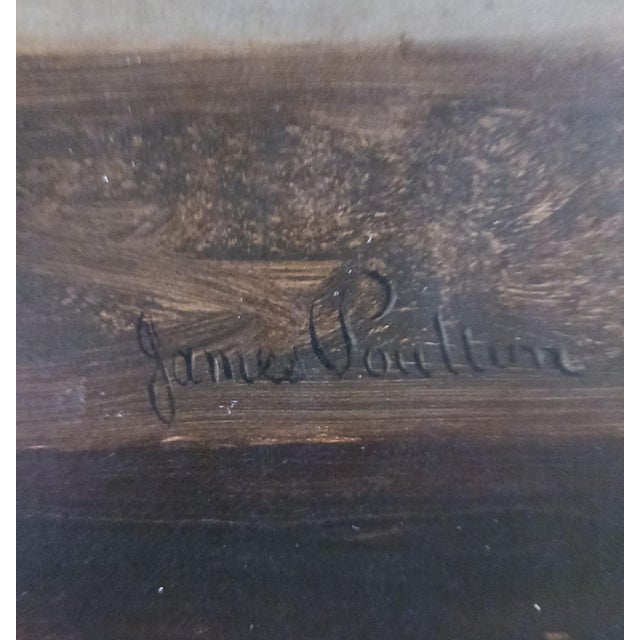 Mid 19th Century English 19th C. Still Life - Basket With Fruit -Well Listed Artist James Poulton For Sale - Image 5 of 6