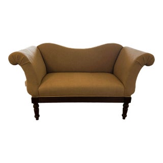 Reverse Camelback Loveseat For Sale