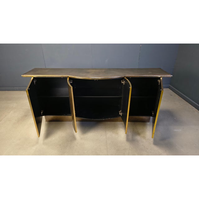 1980s Brass Credenza from Belgochrom, 1980s For Sale - Image 5 of 13