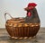Wood Vintage Shanghai Weave Chicken Basket For Sale - Image 7 of 12