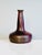 Mid-Century Modern Brown and Ruby ​​Red Studio Ceramic Art Bottleneck Vase by Jürgen Riecke, Germany, 1960s For Sale - Image 3 of 15