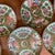 Green Rose Medallion Porcelain Plates, 19th Century - Set of Nine For Sale - Image 8 of 11