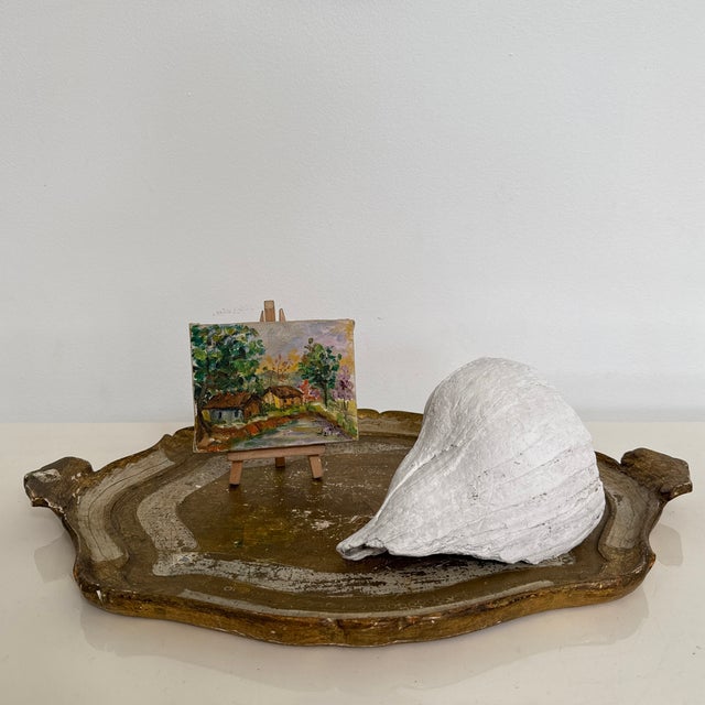 1960s Regency Wood Painted Tray For Sale - Image 4 of 7
