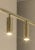 TF606 Suspension Lamp in Satin Brass with Orientable Tubular Diffusers by Daluce For Sale - Image 6 of 8