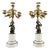 Napoleon III Bronze and Marble Candelabra, Set of 2 For Sale