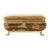 Mid-Century Modern Vintage Italian Jewelry Box in Alabaster with Gold Lions Paws, 1960s For Sale - Image 3 of 13