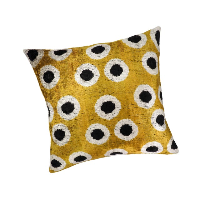 Add a radiant pop to your space with the Golden Orbs Pillow Cover – where ancient ikat weaving meets playful modern...
