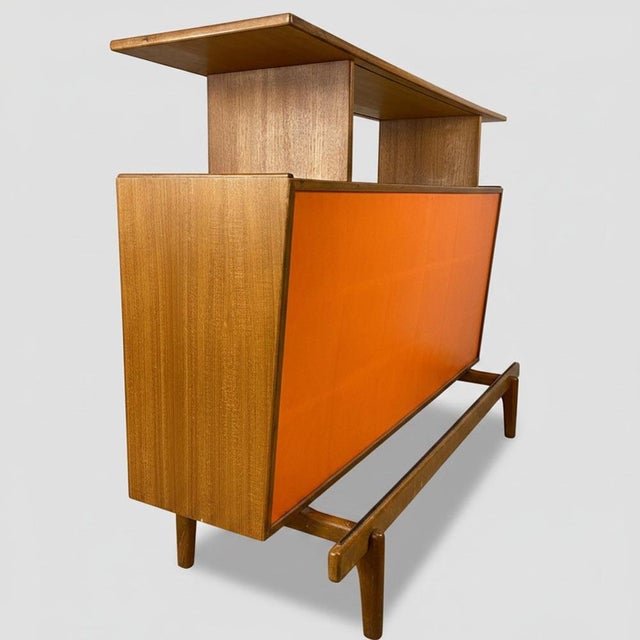1960s Vintage Nordic Bar in Wood, 1960s For Sale - Image 5 of 9