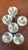 Vintage Mid-Century Modern Pewter Cordials Elegant Dining Barware Entertaining - Set of 6 For Sale - Image 4 of 8