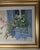 Blue Carole McDermott Original Impressionist Floral Window Oil Painting For Sale - Image 8 of 17