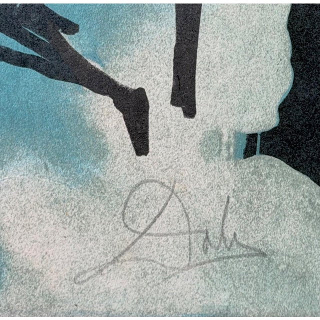1970s Dali Trilogy of Love Eternity of Love (Tower) Hand Sig Num Litho Surreal Art For Sale - Image 4 of 4