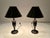 Ebonized Wood Greek Key Decorated Table Lamps- a Pair For Sale In Philadelphia - Image 6 of 6