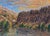 American Vintage Utah Desert Range Landscape Painting, Oil on Canvas For Sale - Image 3 of 8