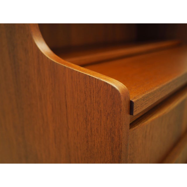 Vintage Danish Teak Secretary, 1970s For Sale - Image 13 of 17