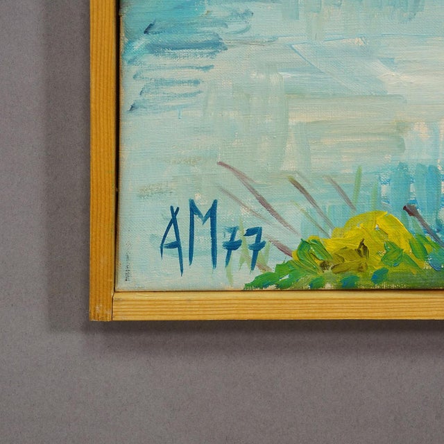 1970s Eilean Donan Castle, Scotland, 1977 – Oil Painting by Alexander Michael For Sale - Image 5 of 8