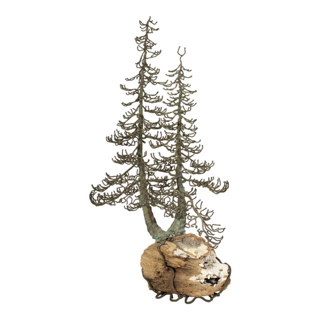 Late 20th Century Belva Ball Brutalist Tree Sculpture Bronze Geode Mid-Century Modern 20th Century For Sale - Image 5 of 12